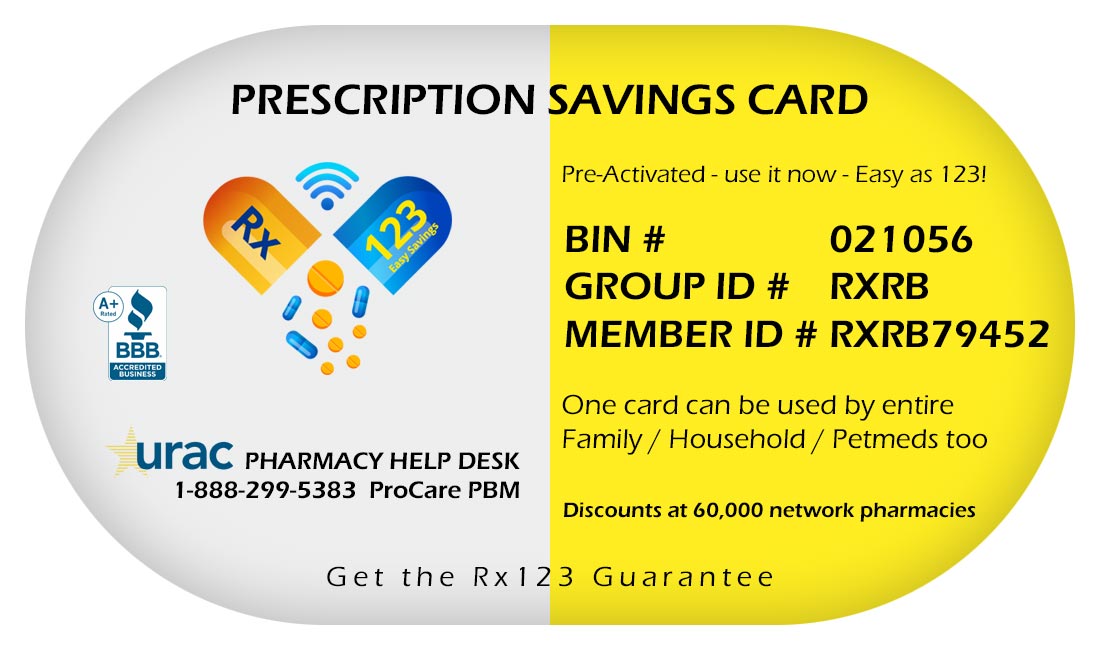 rx123 prescription savings card